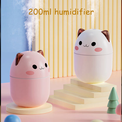 Humidificador de aire con diseño de gato