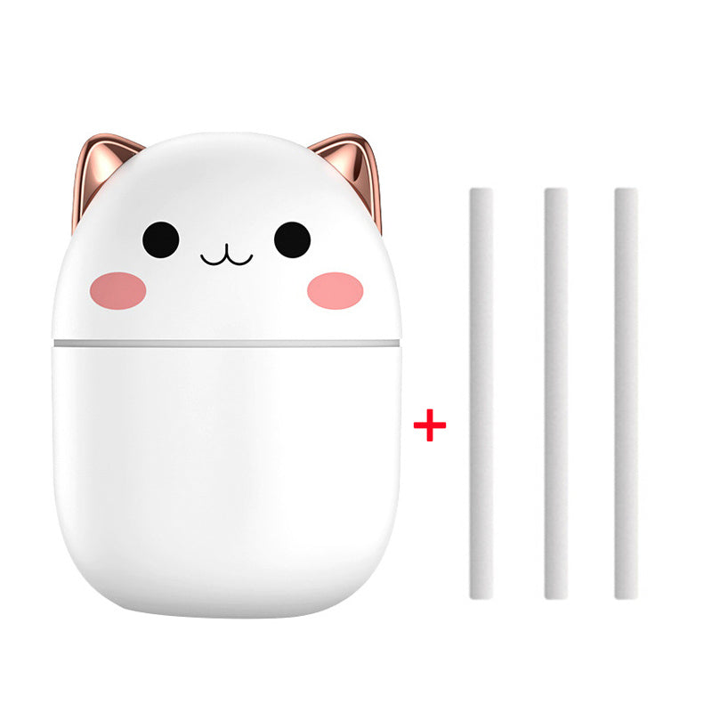 Humidificador de aire con diseño de gato