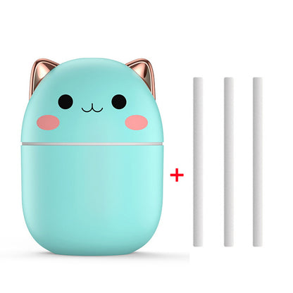Humidificador de aire con diseño de gato