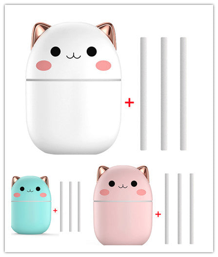Humidificador de aire con diseño de gato