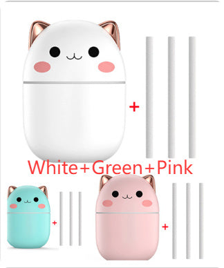 Humidificador de aire con diseño de gato