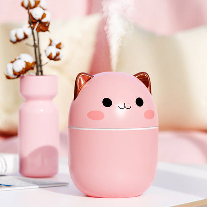 Humidificador de aire con diseño de gato
