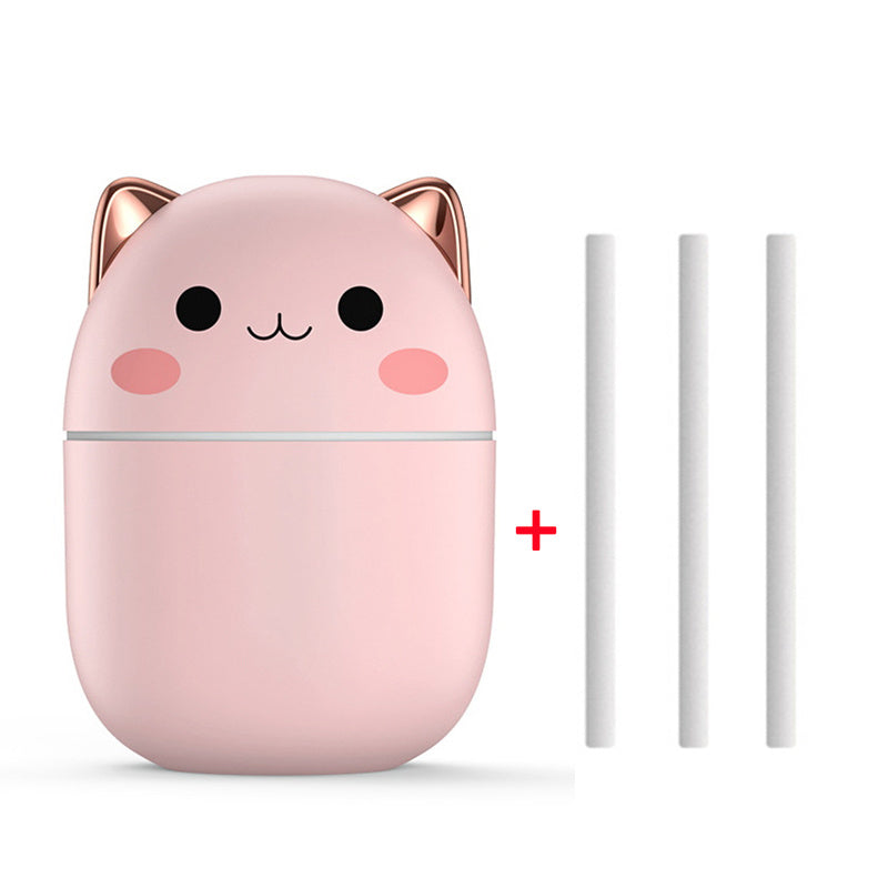 Humidificador de aire con diseño de gato